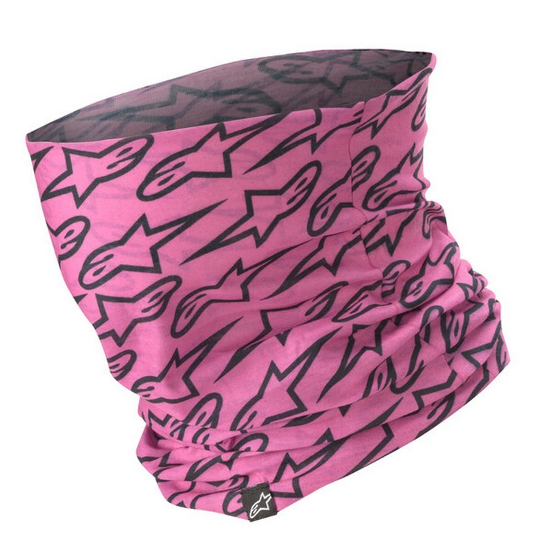 Braga Alpinestars Astars Neck Tube fucsia negra - Imagen 2