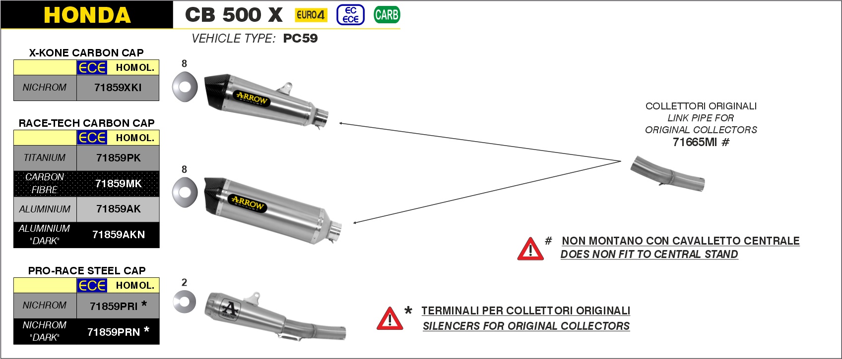 Arrow Silencioso X-Kone 71859XKI