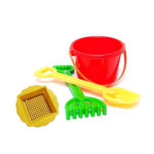 Balde de niños con accesorios