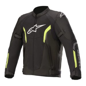 Chaqueta Alpinestars AST AIR V2 negra amarilla fluor