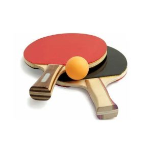 Paleta y pelotas de Ping Pong