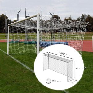 Red fútbol blanca tipo cajón