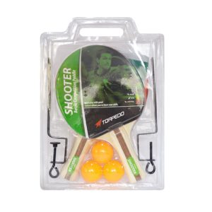 Paleta, pelotas y red  de Ping Pong